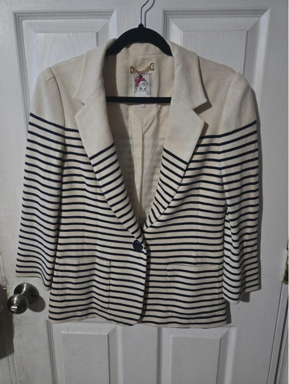 Yoana baraschi striped blazer L